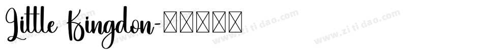 Little Kingdon字体转换